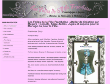 Tablet Screenshot of lesfoliesdelafilleframboise.com